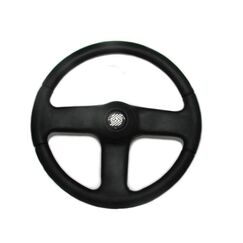 Volante Náutico Emborrachado Superflex 350mm - Preto