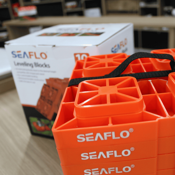 Base de Apoio Bloco de Nivelamento para Suporte em PP - SEAFLO - 10 UNIDADES