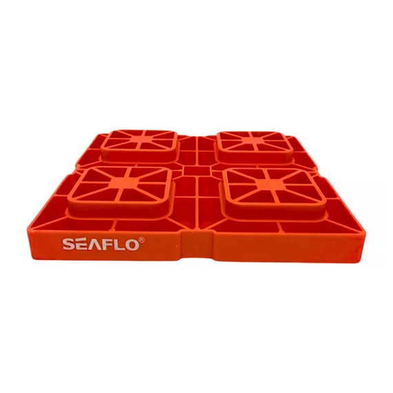 Base de Apoio Bloco de Nivelamento para Suporte em PP - SEAFLO - 5 UNIDADES