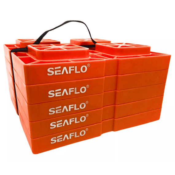 Base de Apoio Bloco de Nivelamento para Suporte em PP - SEAFLO - 5 UNIDADES