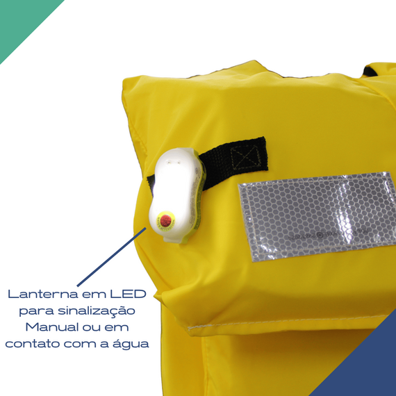 Colete Ativa Classe I - Solas 150N - Tamanho Único - Homologado