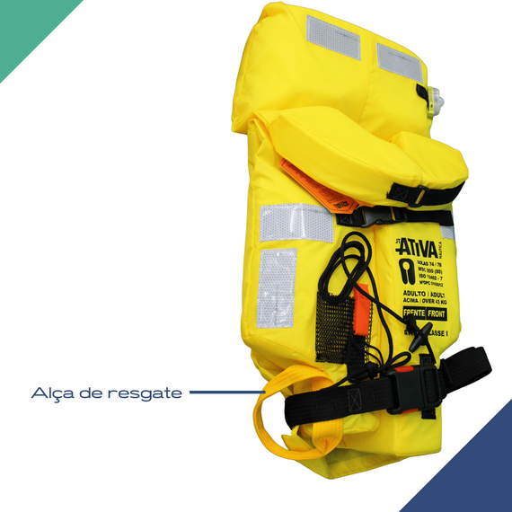 Colete Ativa Classe I - Solas 150N - Tamanho Único - Homologado