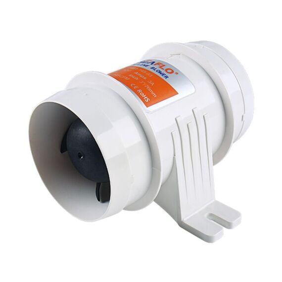 Blower de Ventilação / Exaustor de Porão a Prova D´Água - 3 pol. 145CFM 12V 3.0A Linear