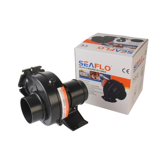 Blower de Ventilação / Exaustor de Porão a Prova D´Água - 3 pol. Caracol - Seaflo