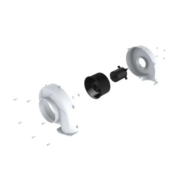 Blower de Ventilação / Exaustor de Porão a Prova D´Água - 4 pol. Caracol Fixo - Seaflo - 320Cfm 12v 550M3/H 11.0A