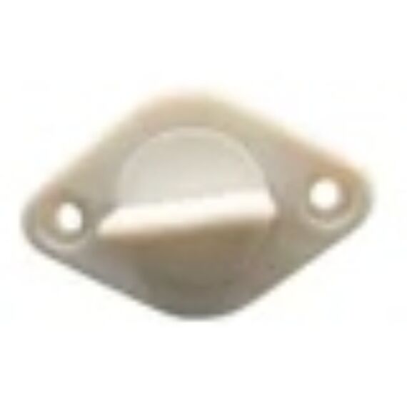 Bujão de Dreno / Bueira Plástica c/ Junta de Vedação - Tam: 19mm - Cor: Branco