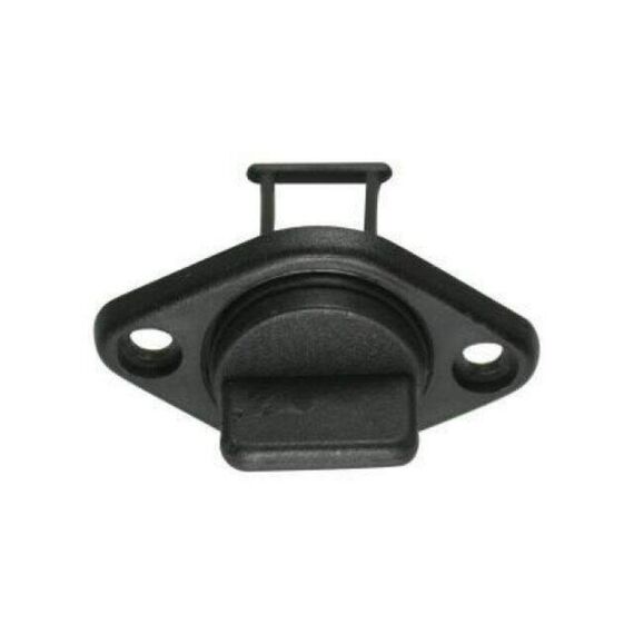 Bujão de Dreno / Bueira Plástica c/ Junta de Vedação - Tam: 19mm - Cor: Preto