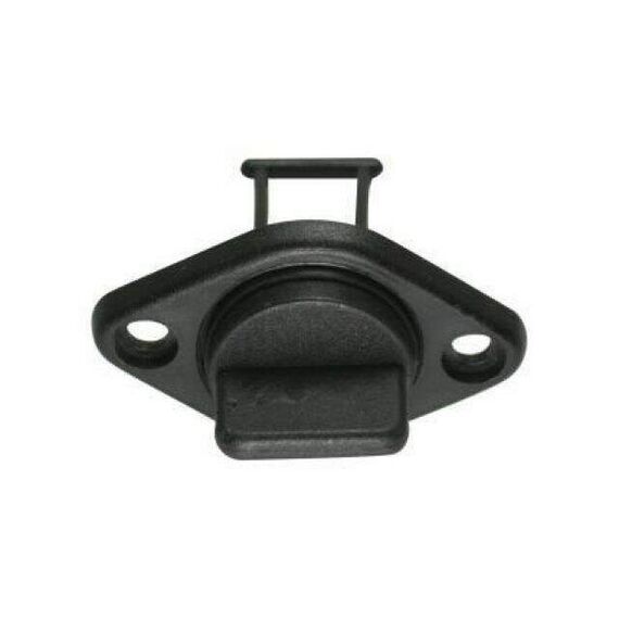 Bujão de Dreno / Bueira Plástica c/ Junta de Vedação - Tam: 19mm - Cor: Preto