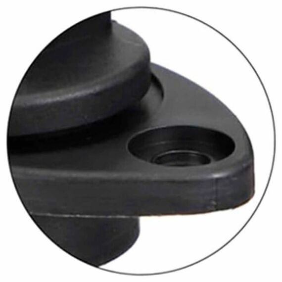 Bujão de Dreno / Bueira Plástica c/ Junta de Vedação - Tam: 19mm - Cor: Preto