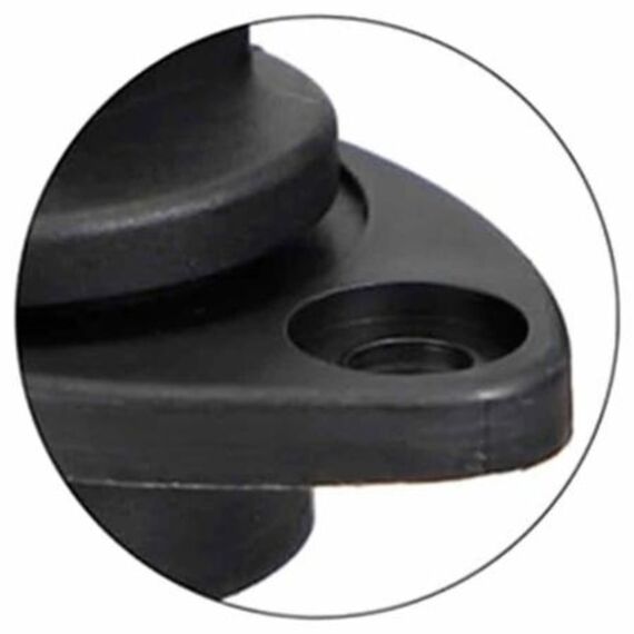 Bujão de Dreno / Bueira Plástica c/ Junta de Vedação - Tam: 19mm - Cor: Preto - Rosca Grossa