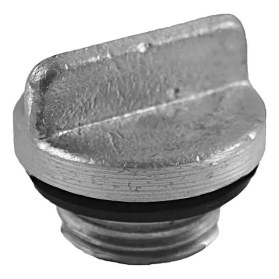 Bujão de Dreno em Alumínio c/ Junta de Vedação - Tam: 25mm