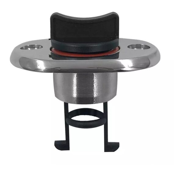 Bujão De Dreno Para Embarcação Em INOX e Fecho em PVC 1" ou 25mm