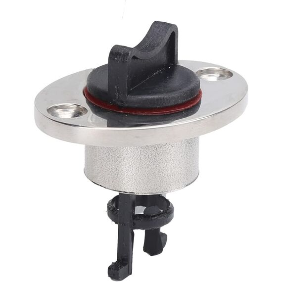 Bujão De Dreno Para Embarcação Em INOX e Fecho em PVC 1" ou 25mm