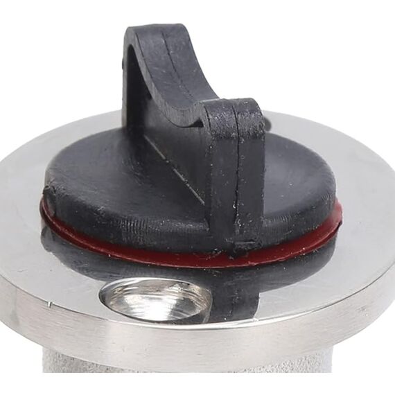 Bujão De Dreno Para Embarcação Em INOX e Fecho em PVC 1" ou 25mm