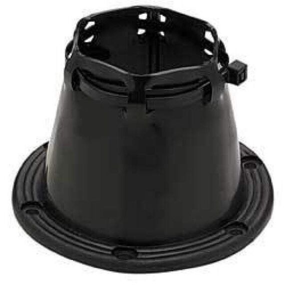 Coifa Passa Cabo em PVC - 51mm - Preta