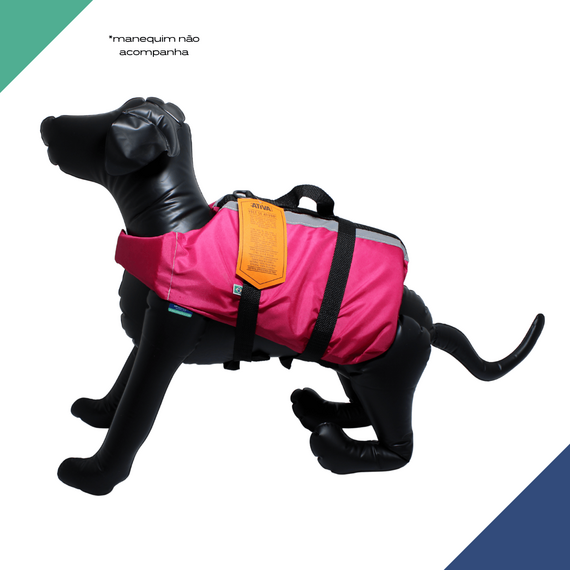Colete Salva-Vidas Pet Vest - Tamanho P - Ativa - ROSA