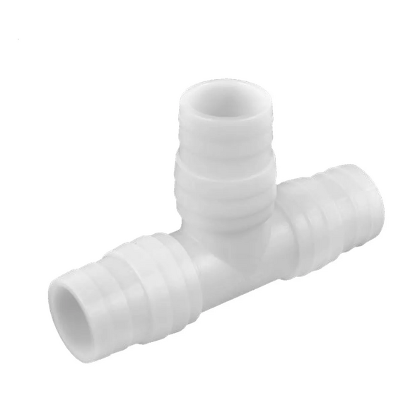 Conexão / Emenda em T - 1.1/8 polegada - Plastico Branco