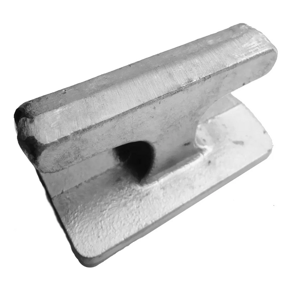 Cunho em T Amarrador Náutico em Alumínio