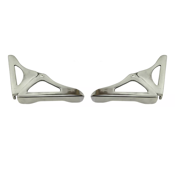 Dobradiça de Banco / Suporte Lateral de Banco Cadeira Dobrável em Alumínio - PAR