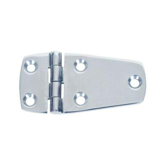 Dobradiça p/ Tampas e Portas Assimétrica em Aço Inox Fundido - 3 x 1-1/2 pol