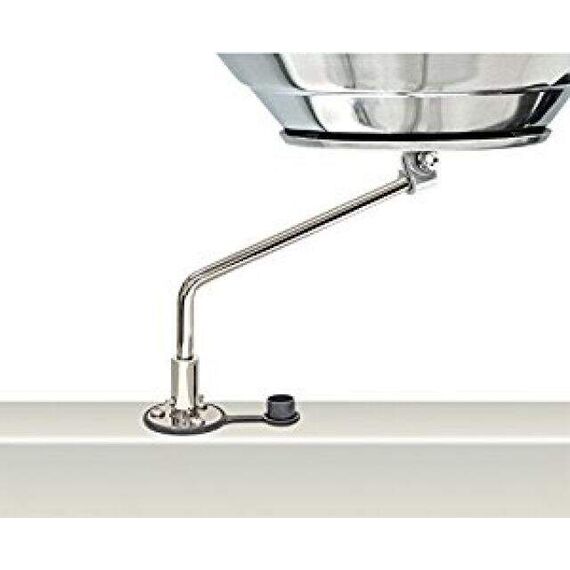 Haste Suporte Com Base Fixa Embutir p/ Churrasqueira de Embarcações - Magma