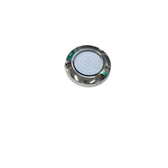 Luz Subaquática Submergível p/ Embarcações SILVER em Inox LED AZUL- 90 LEDS - 12v/24v - 45 W