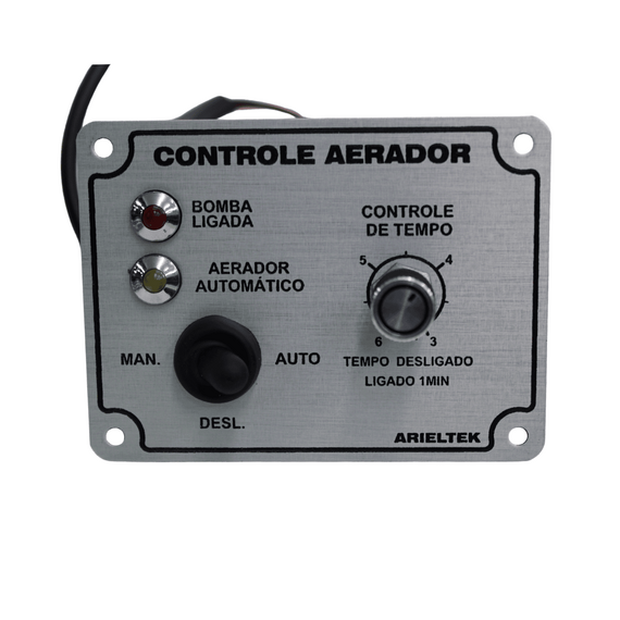 Painel de Controle do Aerador com Temporizador para Viveiro - Arieltek