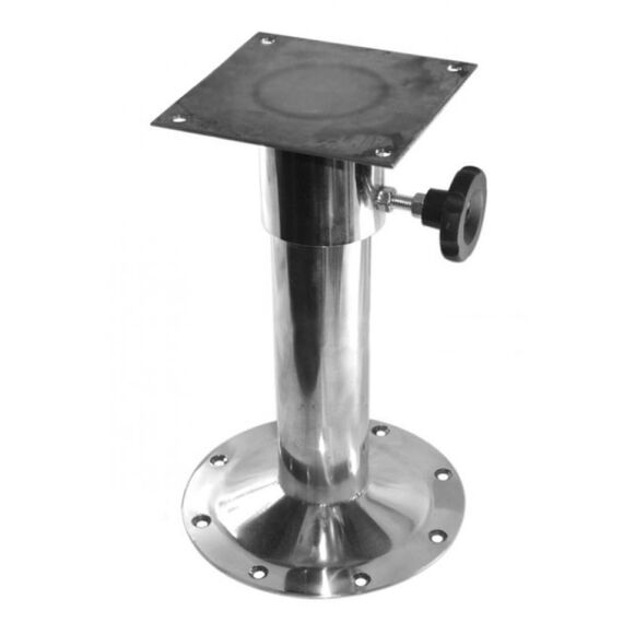 Pedestal Giratório de Banco em INOX p/ Barcos - 32 cm