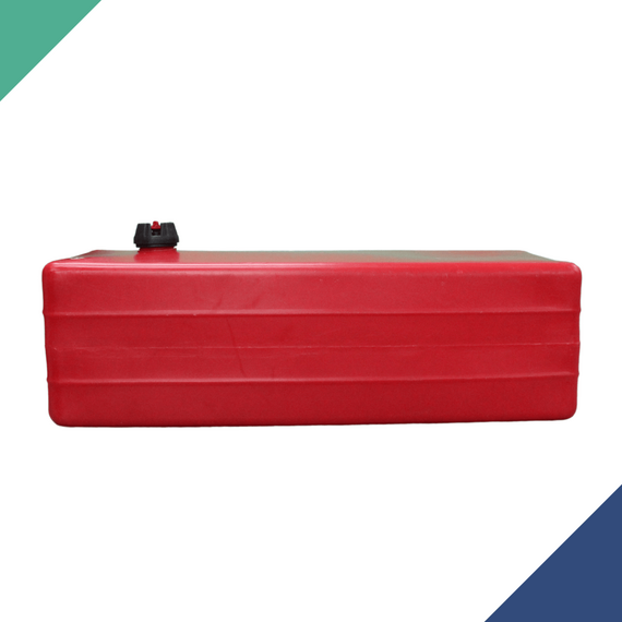 Tanque de Combustível p/ Embarcações s/ Pescador - VERMELHO - 60 litros