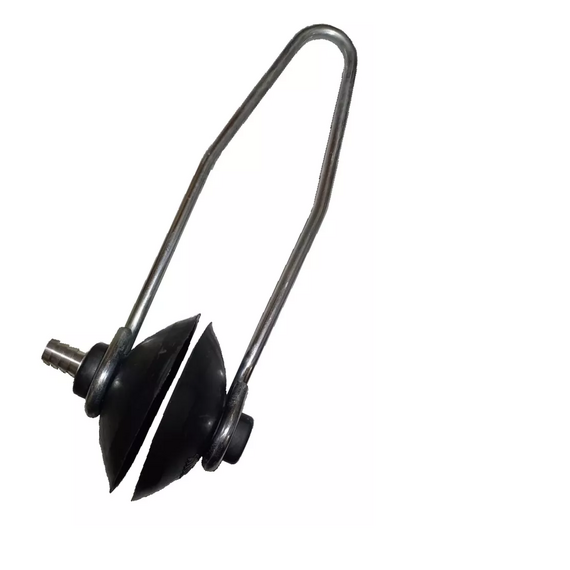 Telefone Orelhão Lava Motor - Entrada de Alumínio p/ Mangueira - PRATEADO