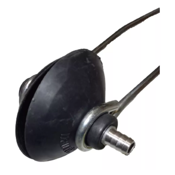 Telefone Orelhão Lava Motor - Entrada de Alumínio p/ Mangueira - PRATEADO