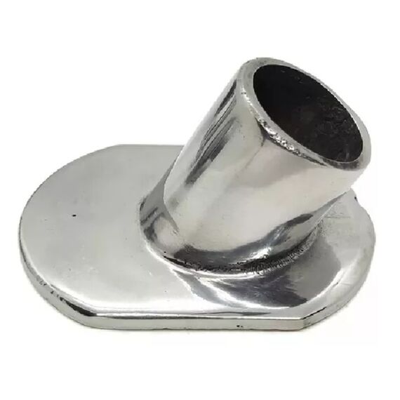 Base Fixação Para Guarda Mancebo 1 Inclinada 45º - Alumínio