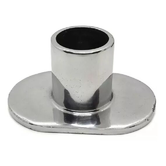 Base Fixação Para Guarda Mancebo 1" RETA - Alumínio