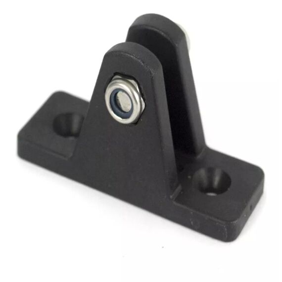 Base Para Capota Toldo Marítima 1 E 1-1/4 - Nylon Preta