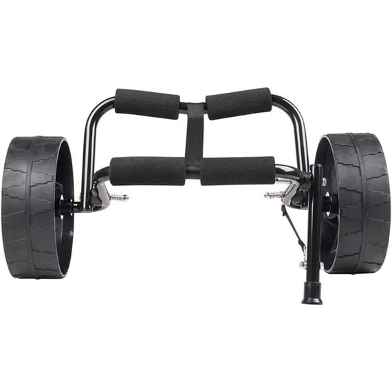 Carrinho Universal p/ Transporte de Caiaque / Stand-up / Surf - s/ Tração - Seaflo - Preto