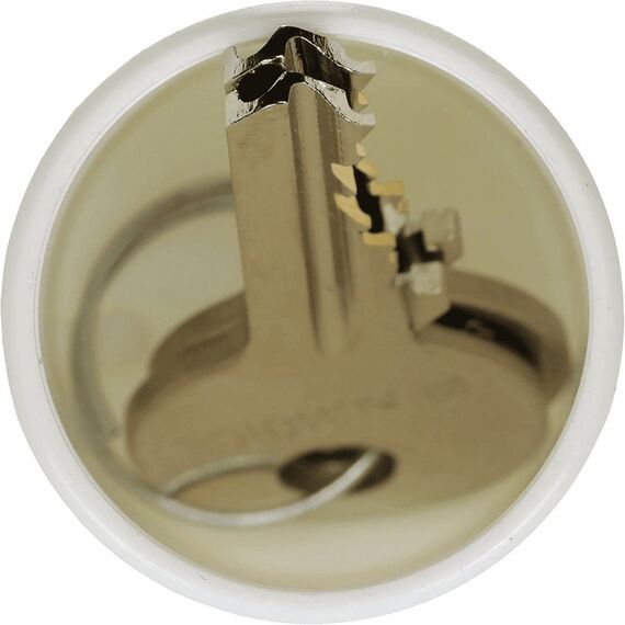 Chaveiro Porta Objetos Flutuante Attwood - 97x37x37 mm - Laranja/Branco