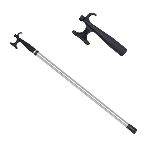 Croque Telescópico em Alumínio 1,2 a 2,2m c/ Ponteira Plástica