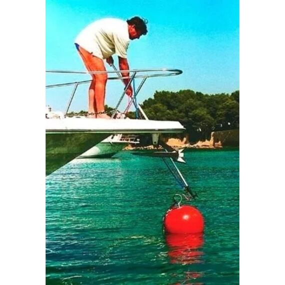 Croque Telescópico em Alumínio 1,2 a 2,2m c/ Ponteira Plástica