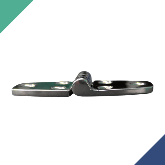 Dobradiça p/ Tampas e Portas Simétrica em Aço Inox Fundido - 6F - 77x37mm