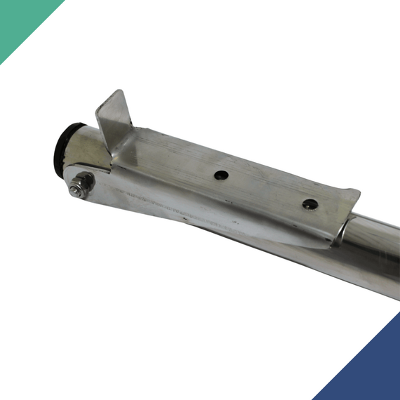 Escada em Aço Inox Retrátil p/ Embarcações - 3 Degraus c/ Antiderrapante