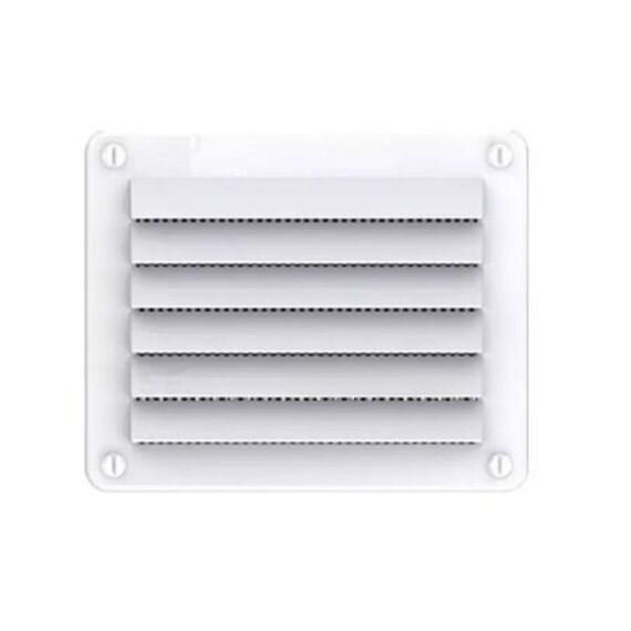 Grade de Ventilação Retangular em ABS - 140 x 125 mm