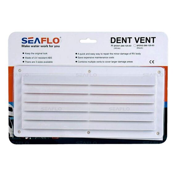 Grade de Ventilação Retangular em ABS - 264 x 127 mm