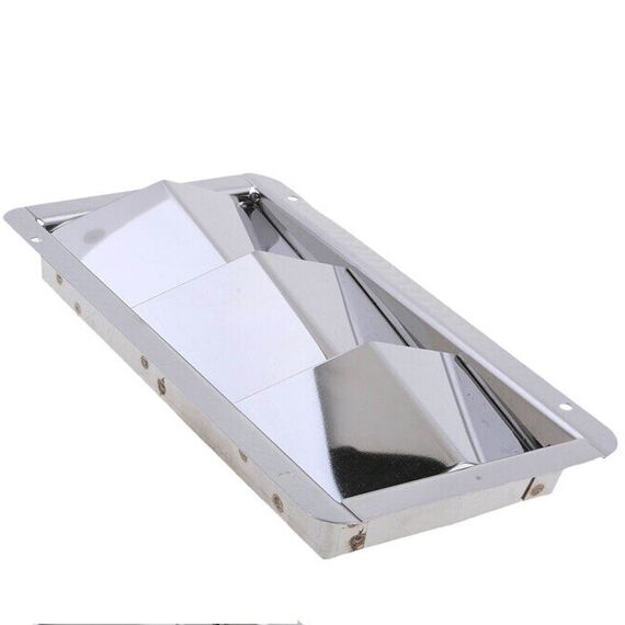 Grade de Ventilação Retangular em INOX - 210 x 111 mm