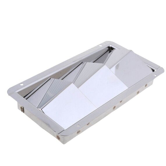 Grade de Ventilação Retangular em INOX - 210 x 111 mm