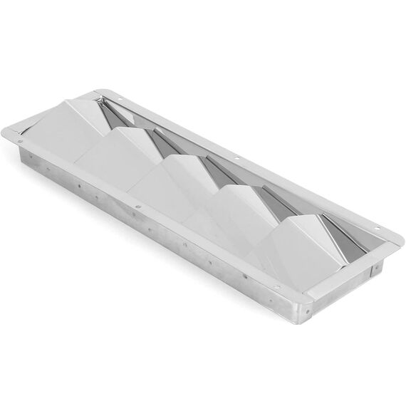 Grade de Ventilação Retangular em INOX - 325 x 111 mm