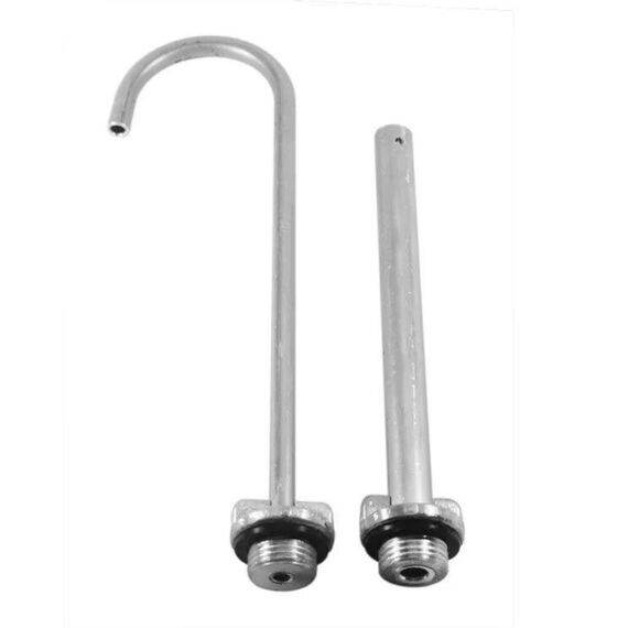 Kit Controle de Nível p/ Viveiro de Isca em Alumínio - Tam: 25mm - Haste: 20 cm