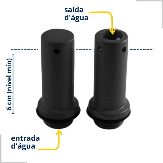 Kit Controle de Nível p/ Viveiro de Isca - Tam: 25mm