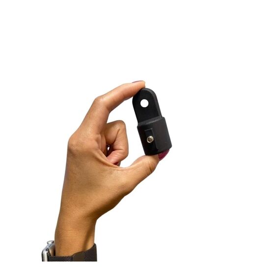 Ponteira Para Capota Toldo Marítima 7/8 - Nylon Preta