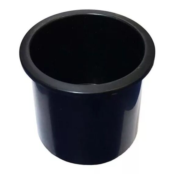 Porta Copos p/ Embarcações de Embutir em PVC - Preto