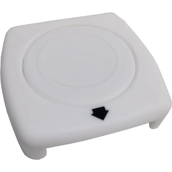 Porta Copos p/ Embarcações Dobrável em PVC - Branco - 5 un.